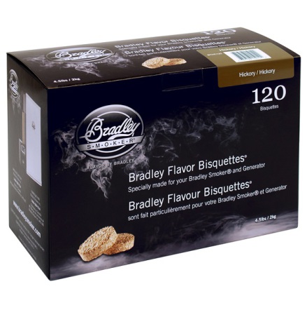 Bradley Briketter, Hickory 120-pack