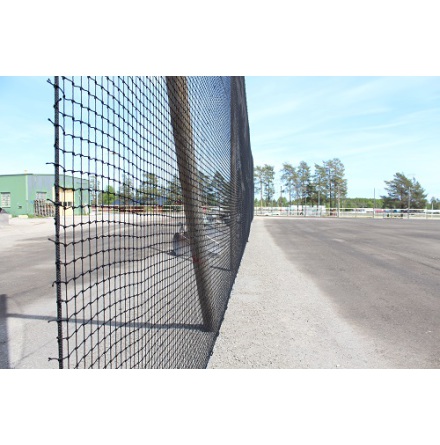 Skyddsn�t 2mm svart nylon 40mm, kantsytt
