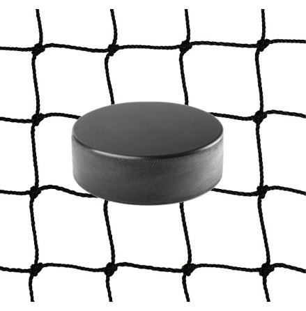 Innebandyn�t i 2mm svart nylon med kantsydd lina