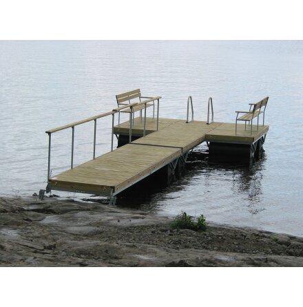 Rentukka R�ckesstolpe. OBS ! Separat faktura med frakt tillkommer om den inte k�ps samtidigt med komplett brygga.