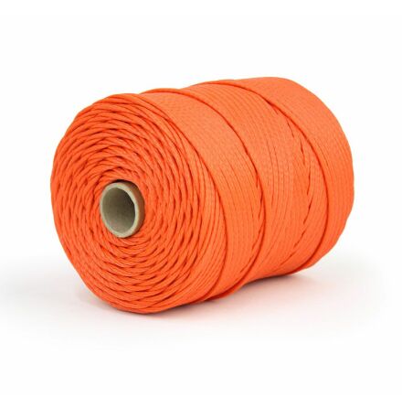 Lina fl�tad 2mm 500m flytande orange Polyeten