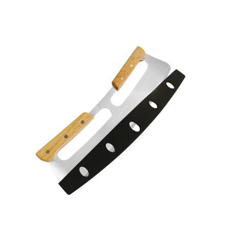 Pizzask�rare vagga rostfri tr�handtag Gourmetst�l