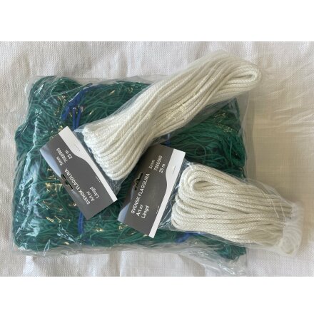 Paket - (2 st) fotbollsn�t 5-manna med flagglinor